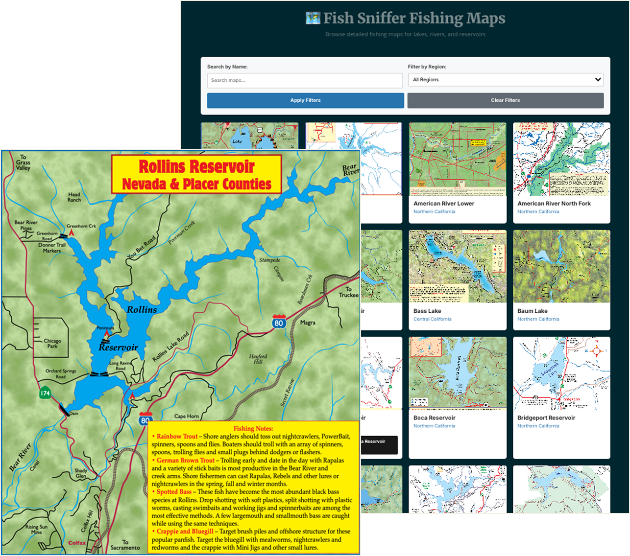 Fish Sniffer Maps