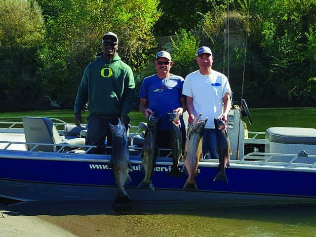 Targeting Lower Feather Salmon With MSJ Guide Service