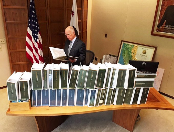 Governor Jerry Brown Lauds Release of Documents for Delta Tunnels Water Grab