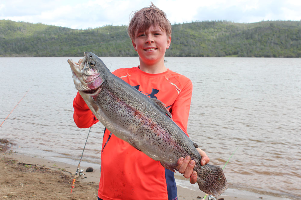 5.87 Lb. Rainbow Tops Catches at NTAC Collins Lake Event