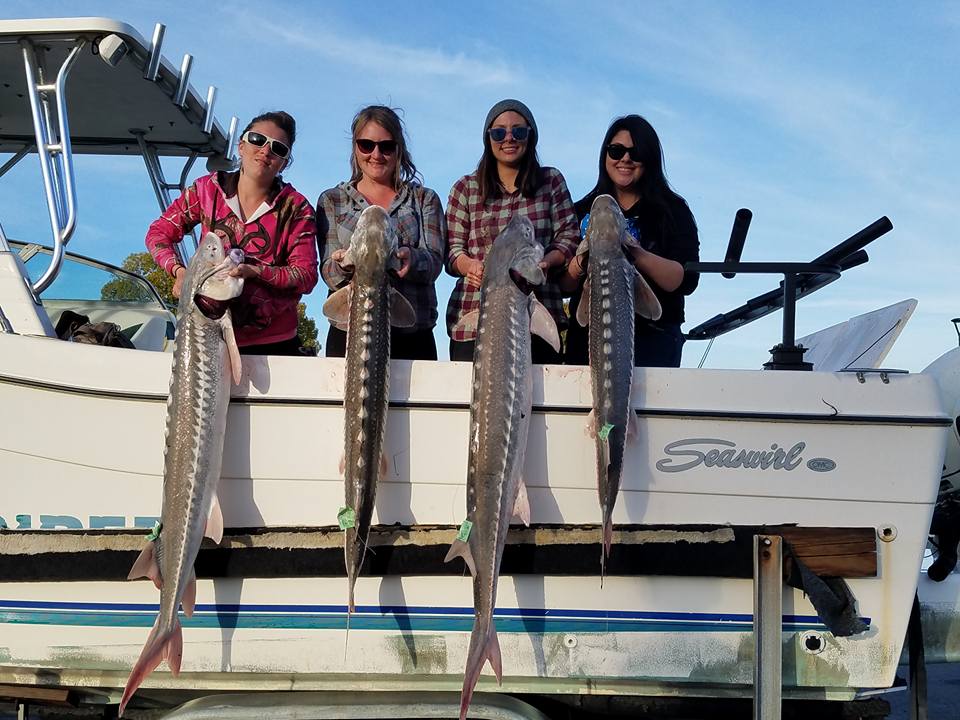 NorCal Female Fish Slayers Bag Sturgeon Limits!