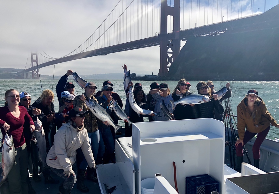 GGSA ‘Fish Like a Girl” Trip Produces Quality Chinook Salmon
