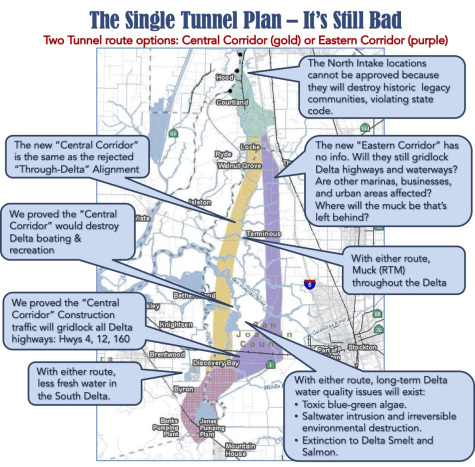 The Single Delta Tunnel Is Still Bad for Fish, People and the Ecosystem
