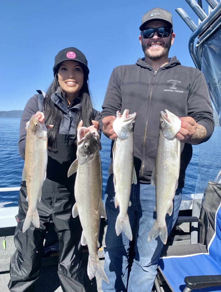 Hard Pulling on Lake Tahoe Mackinaws