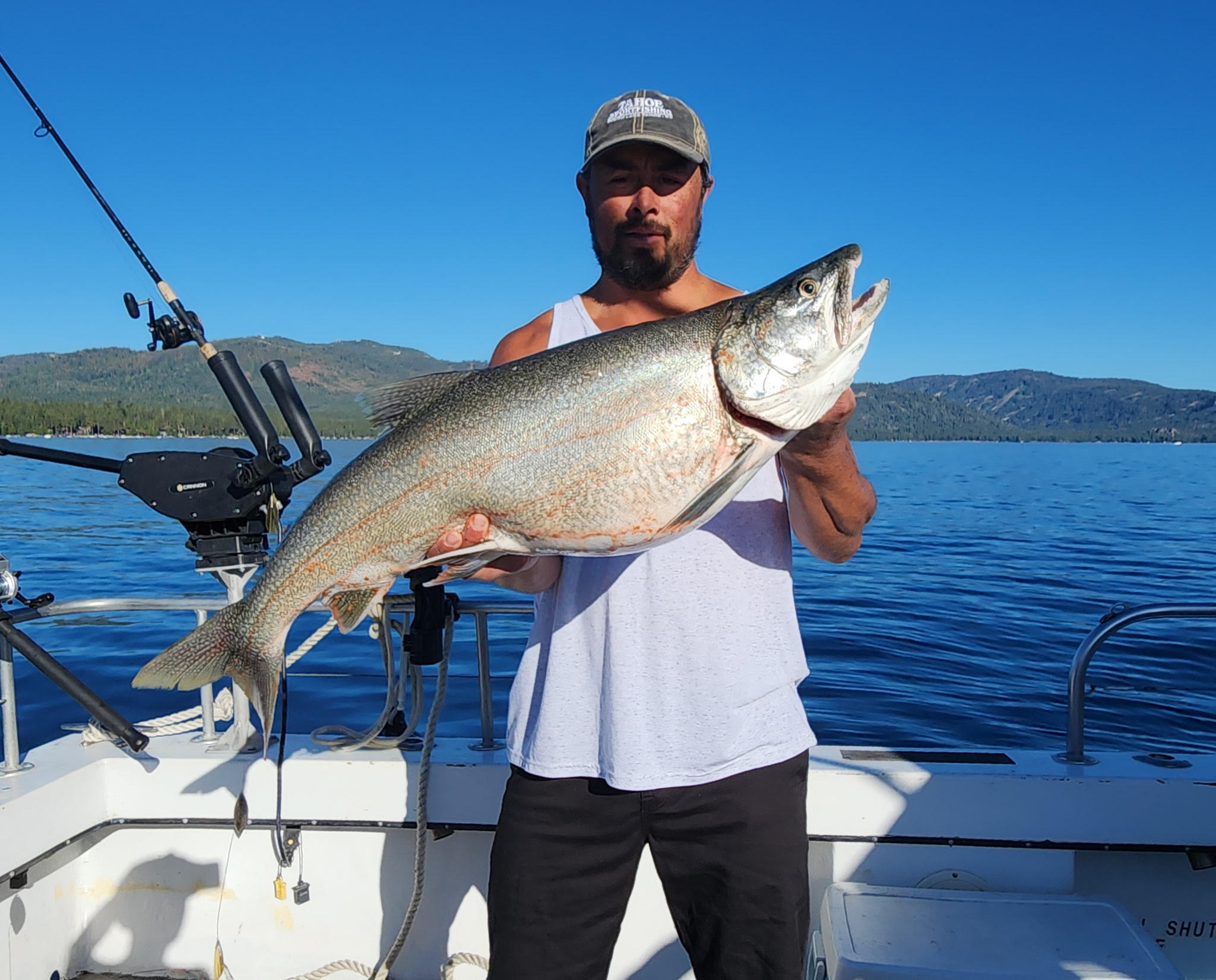 August’s Fish of the Month goes to Captain Bobby of Tahoe Sportfishing