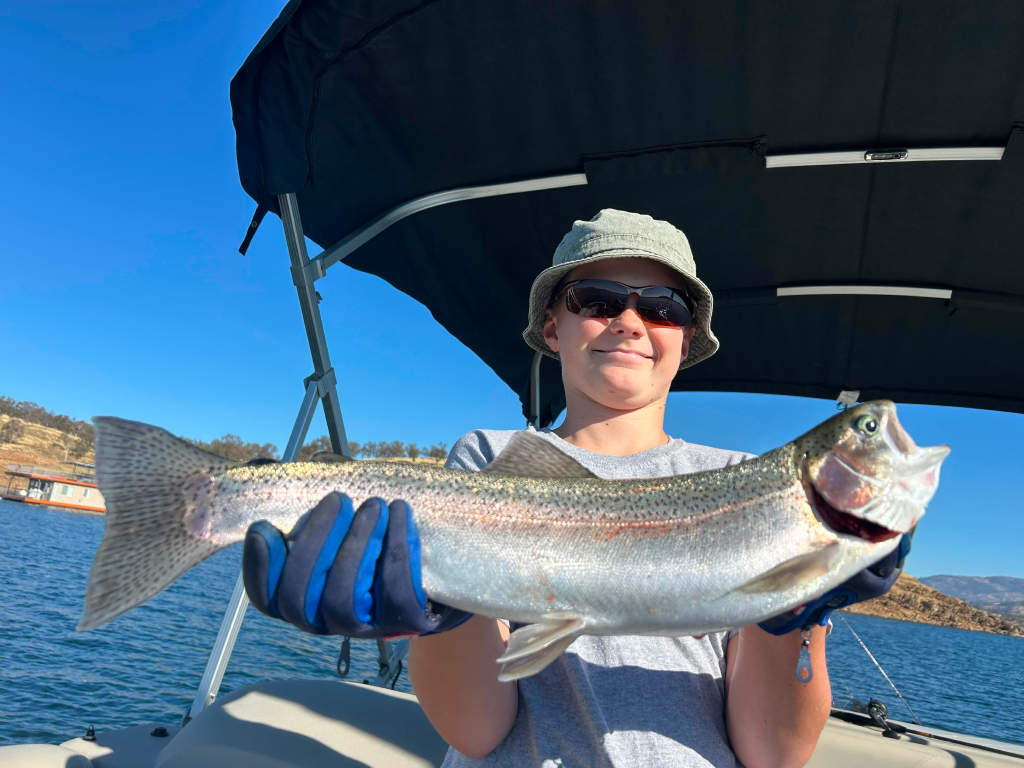 Don Pedro Trout are biting on spoons