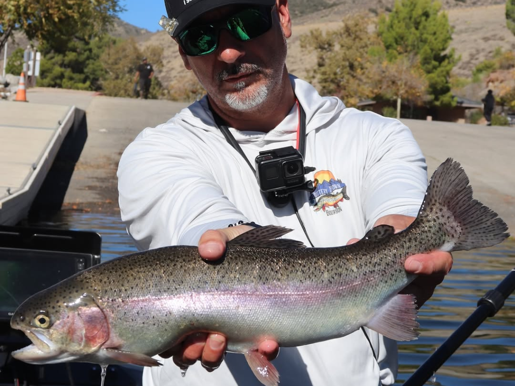 SoCal Pyramid Lake Produces Post-Plant Trout in Stained Water