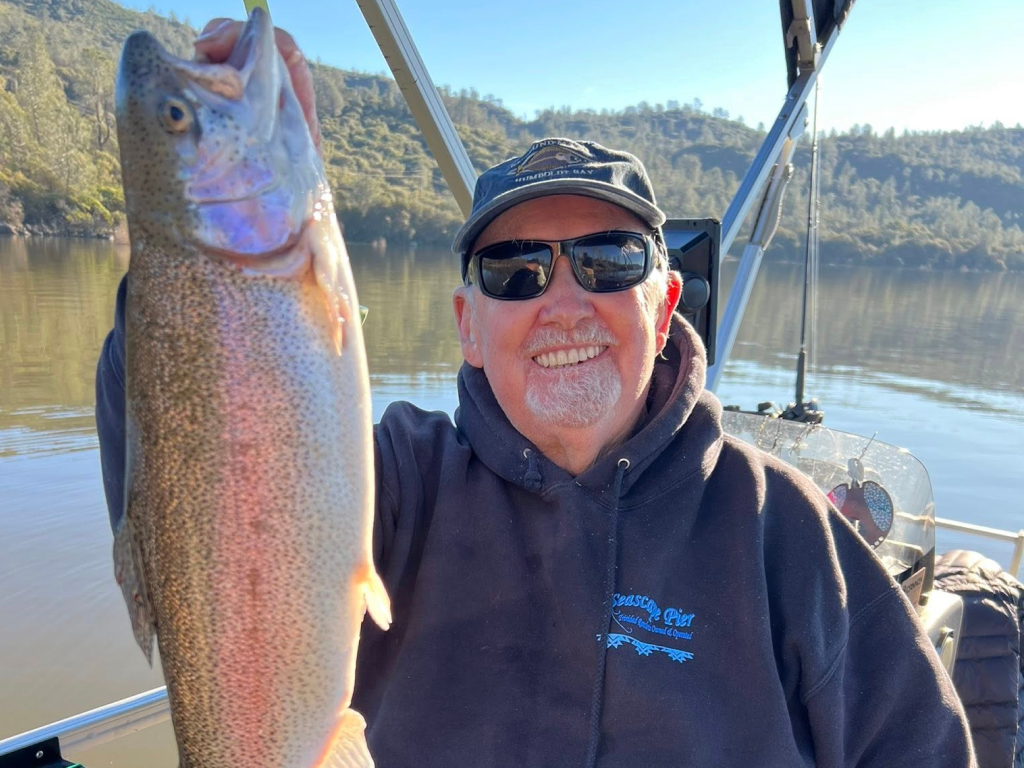 Trout Action at Folsom Lake Plus Surprise Chinook Spawn