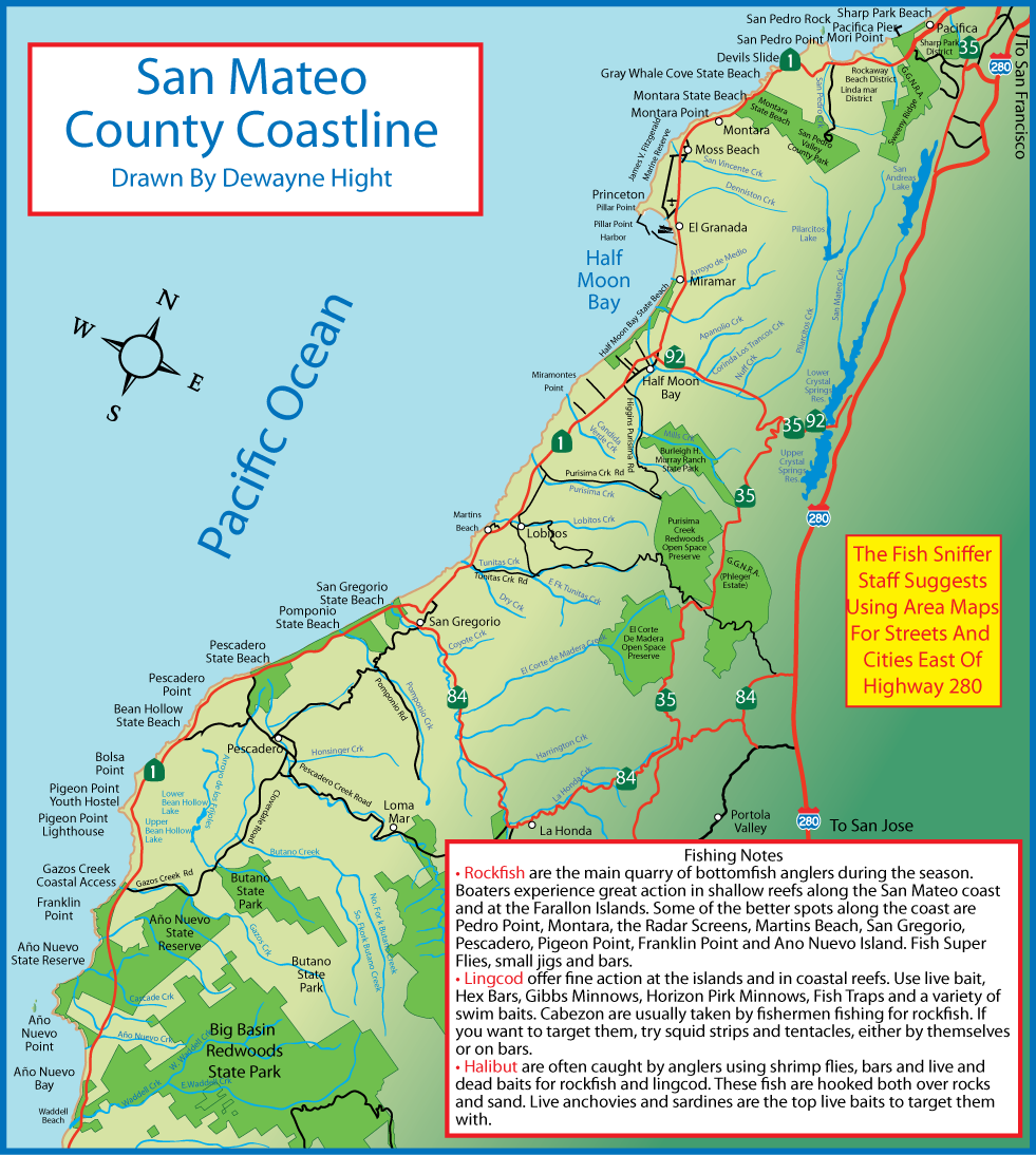 Half Moon Bay Map