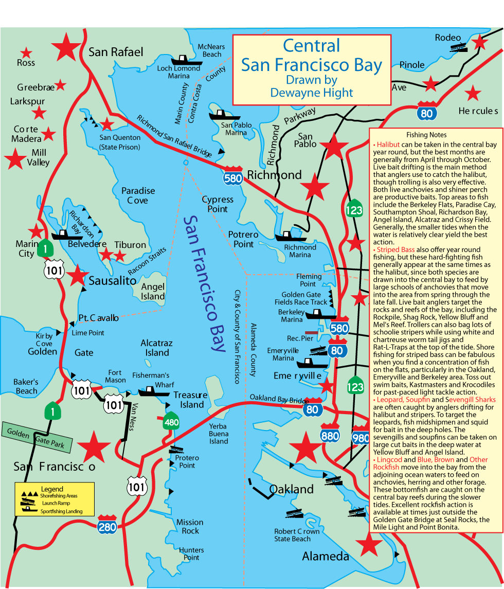 San Francisco Bay Map