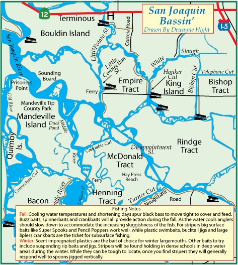 San Joaquin Delta Map