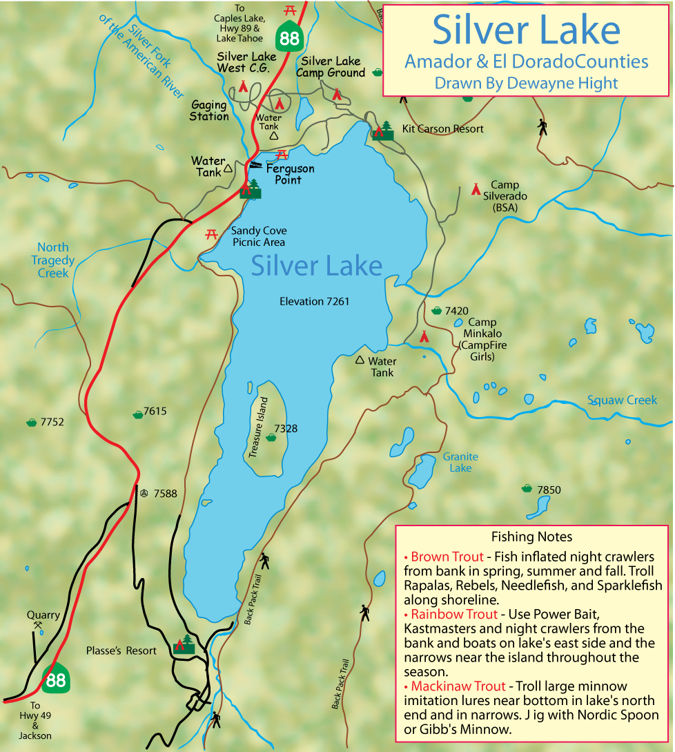 Silver Lake Map