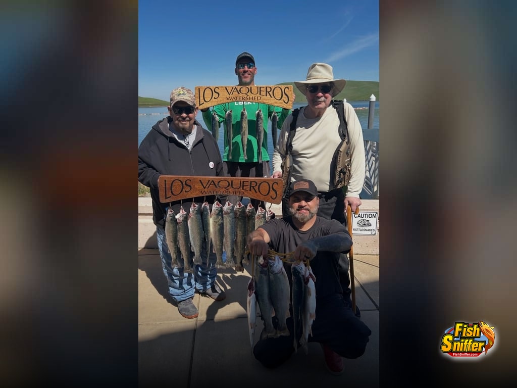 Thirty Fish Days Out on Los Vaqueros Reservoir