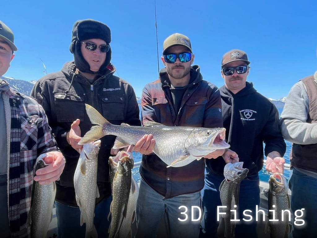 Tahoe's World Famous Lake Trout Are Showing Up